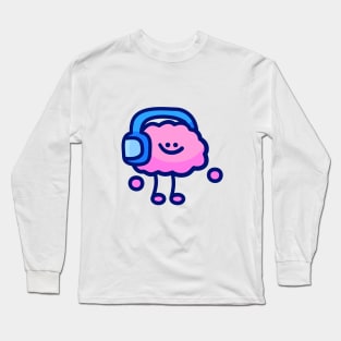 Vibing Brain Long Sleeve T-Shirt